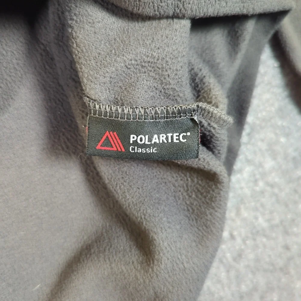 The North Face Mens Polartec Classic Fleece 1/4 Zip Pullover‎ Gray XL #2691